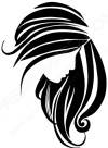 vector-black-hair-icon
